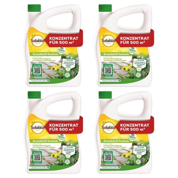 SBM Solabiol Grundstoff Acetum 12 L Garten Unkrautbehandlung Unkrautmittel Bio-image