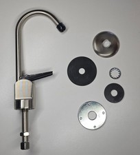 6" Metal Drinking Faucet Satin Nickel Single Lever RV Campter 160230SN