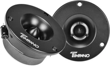 Timpano TPT-ST3 Black Slim Super Tweeter, 600 Watts 4 Ohm, 105 dB, 1 in... 