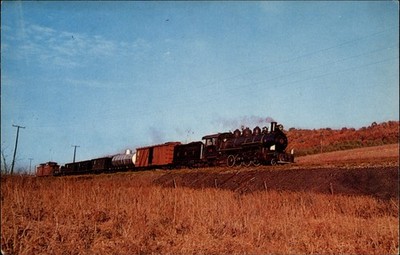 East Broad Top Railroad Rockhill Furnace Pennsylvania vintage postcard b276