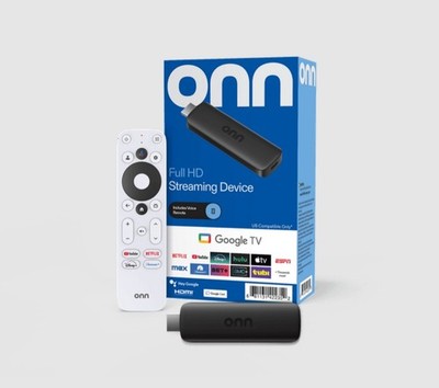 Onn Android TV Full HD Streaming Stick   Ready to Use