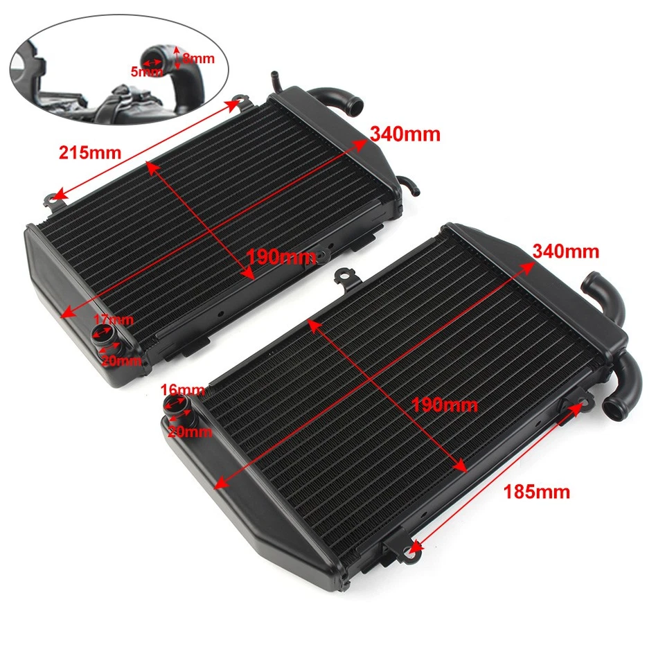 Radiator Cooler Cooling For Honda Goldwing GL1800 2006-2011 Right Motorcycle - Image 2 of 4