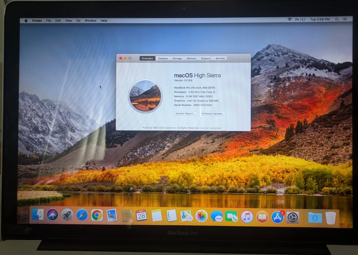 Apple MacBook Pro macOS 10.13, High Sierra Laptops for sale | eBay