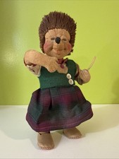 Vintage Curt Meissner Kunstlerpuppe Mecki Hedgehog Felt Art Doll German 8.5  