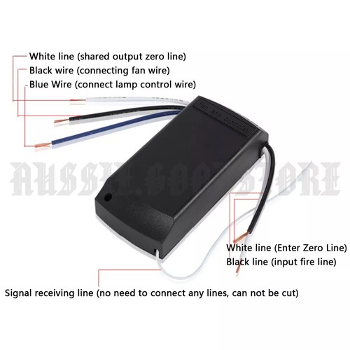 Ceiling Fan Remote Control Tool Kit Universal Wireless for Lamp Timing Home AU - Picture 8 of 12