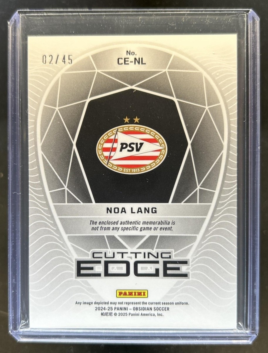 2024-25 Panini Obsidian - Cutting Edge Noa Lang #CE-NL Electric