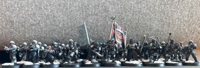 Warhammer 40K Astra Militarum Infantry   Cadian shock troops  + Tempestus Scions
