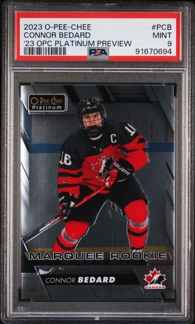 2023-24 O-Pee-Chee - Platinum Preview Connor Bedard #P-CB (RC)