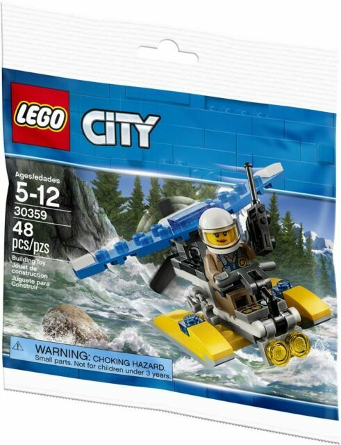 lego police water plane