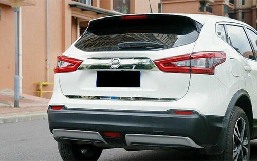 For Nissan Rogue Sport 2017-2021 ABS Chrome Rear Door Trunk Lid Cover Panel Trim - Picture 5 of 8