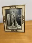 Vintage Picture In Antique Large Frame, Ornate Photo Frame,