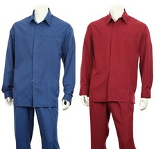 Men's Long Sleeves Two piece Set Stiped 4 Colors Design By Fotino Landi M 2767