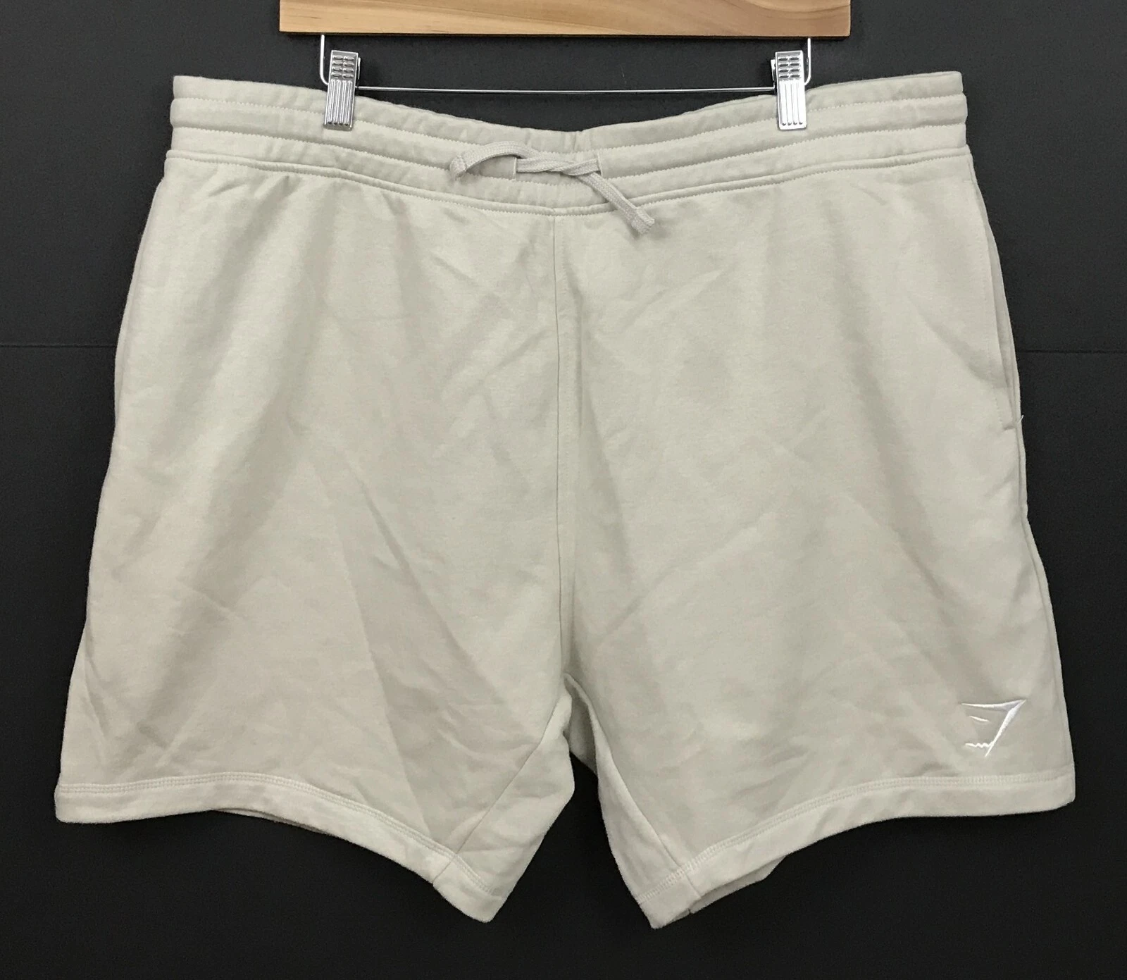 gymshark crest fleece sweat shorts