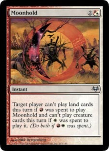 Near Mint Moonhold Foil Eventide MTG Single Card