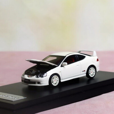 LCD 1/64 Scale Honda INTEGRA TYPE R DC5 White Diecast Car Model Toy Gift