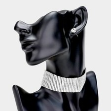Crystal Rhinestone Choker Necklace