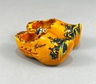 Vintage Holland Dutch Wooden Clogs Shoes Miniature Collectible Souvenir 3"