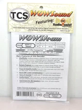 Train Control Systems TCS HO Scale #1525 21 Pin Steam WOW121 Sound Decoder V4.6