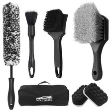Wheel Brush Tire Brush Wheel Cleaner Brush Softbristled Rim Cleaner Brush Tire S