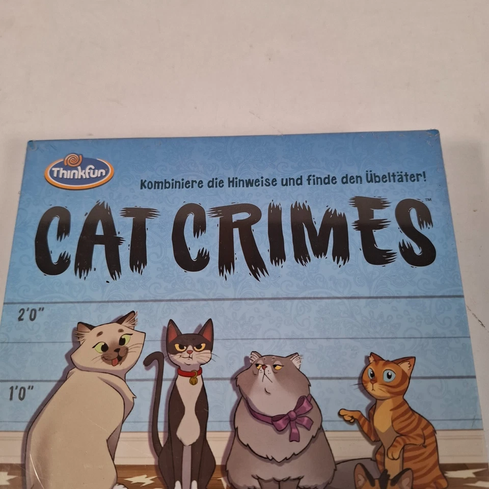 Cat Crimes Detective Game - ThinkFun Mind Game - 1-4 Players - New German - Image 2 of 4
