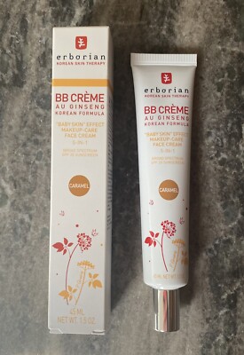 Erborian BB Creme CARAMEL 1.5oz Full Size 45 ML Beauty Balm Face Cream SPF 20
