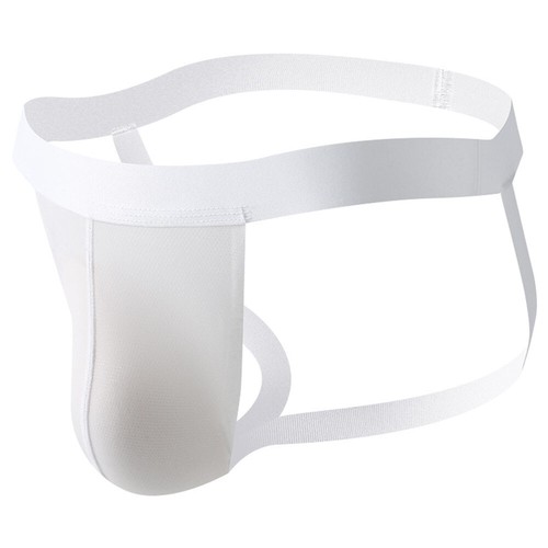 Mens Soft Pouch Jockstrap Underpants Low Rise Sexy Ice Silk Cool Thong Underwear - Picture 13 of 23