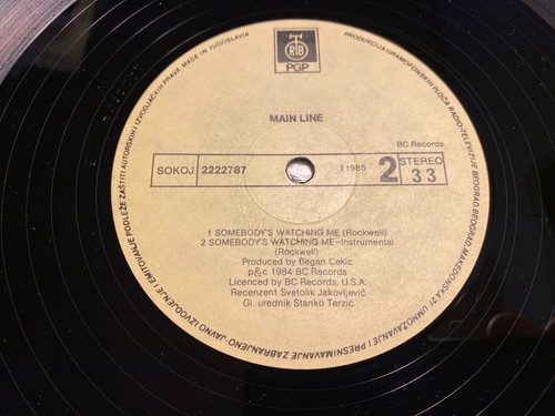 MAIN LINE "GREATEST HITS MEDLEY MICHAEL JACKSON" 1985 12"VINYL MAXI 33 RPM SOKOJ - 第 14/24 張圖片