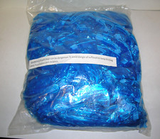 100 Polyethylene Disposable Arm Sleeve Covers w/ Elastic Ends 18in Long Blue