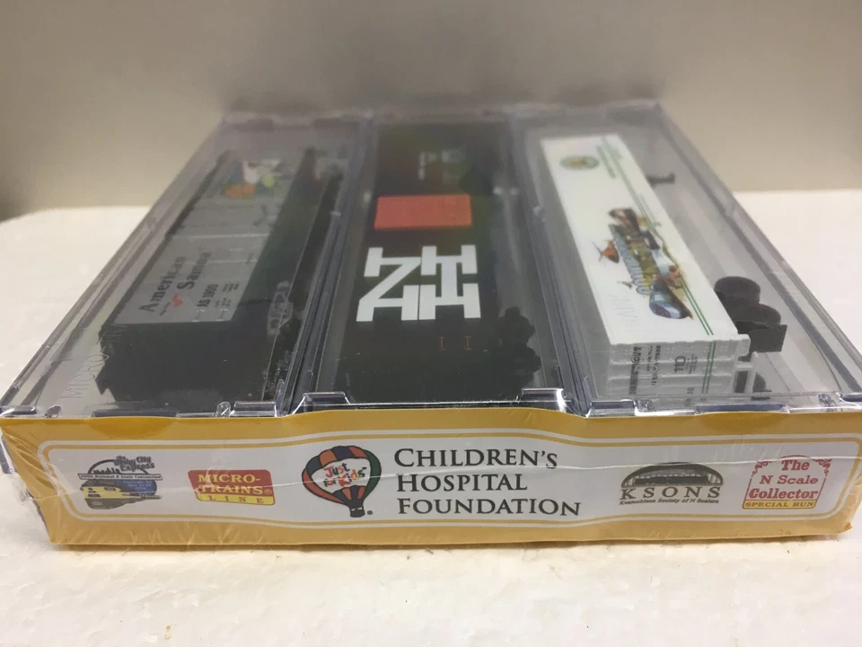 N Scale Micro Trains MTL Special Run Kosair Childerns's Hospital 3-Pack - Image 2 of 3