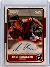 2025 Onyx Vintage Extended Sam Knowlton Auto (B54) A3 Diamondbacks