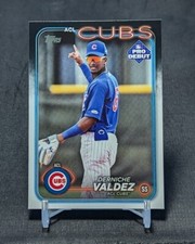 Derniche Valdez Prospect Rookie 2024 Topps Pro Debut Card #PD-126 Chicago Cubs