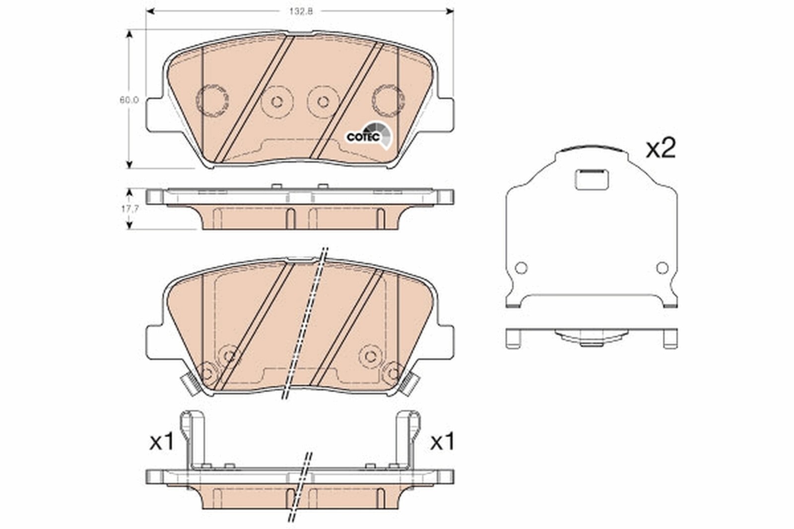 Plaquettes de frein Hyundai i30 2011 pour trajets quotidiens et conduite urbaine