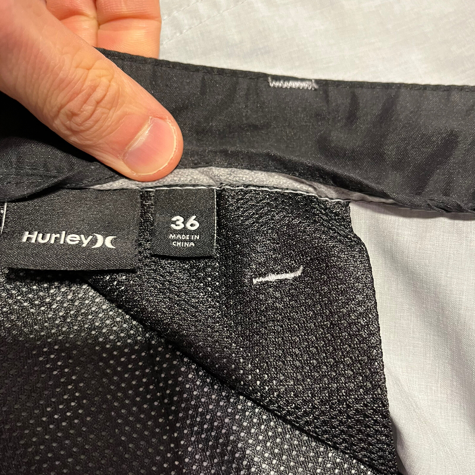 Hurley Phantom Hybrid Shorts Mens Sz 36 Stone Gray Fl… Gem