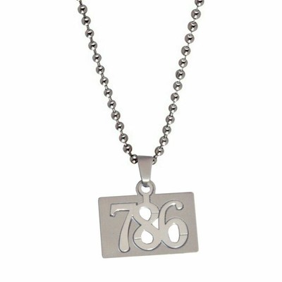 Muslim God Allah 786 Symbol Locket with 