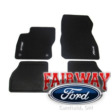 12 Thru 18 Focus Oem Ford Carpeted Black Floor Mat Set 4pc Wlogo Cm5z5413300ba