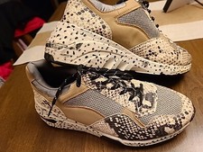 Steve Madden Wedge Cliff Animal Snake Reptile Platform Sneakers Athletic 9 Shoes