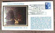 REVOLUTIONARY WAR BONHOMME RICHARD & SERAPIS COLORANO ARBC #126 CACHT COVER 1979