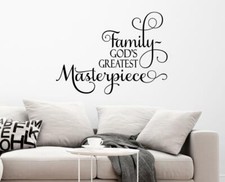Family Gods Greatest Masterpiece Wall Decal Wall Art Family Gods Greatest Masterpiece Wall Decal Wall Art
