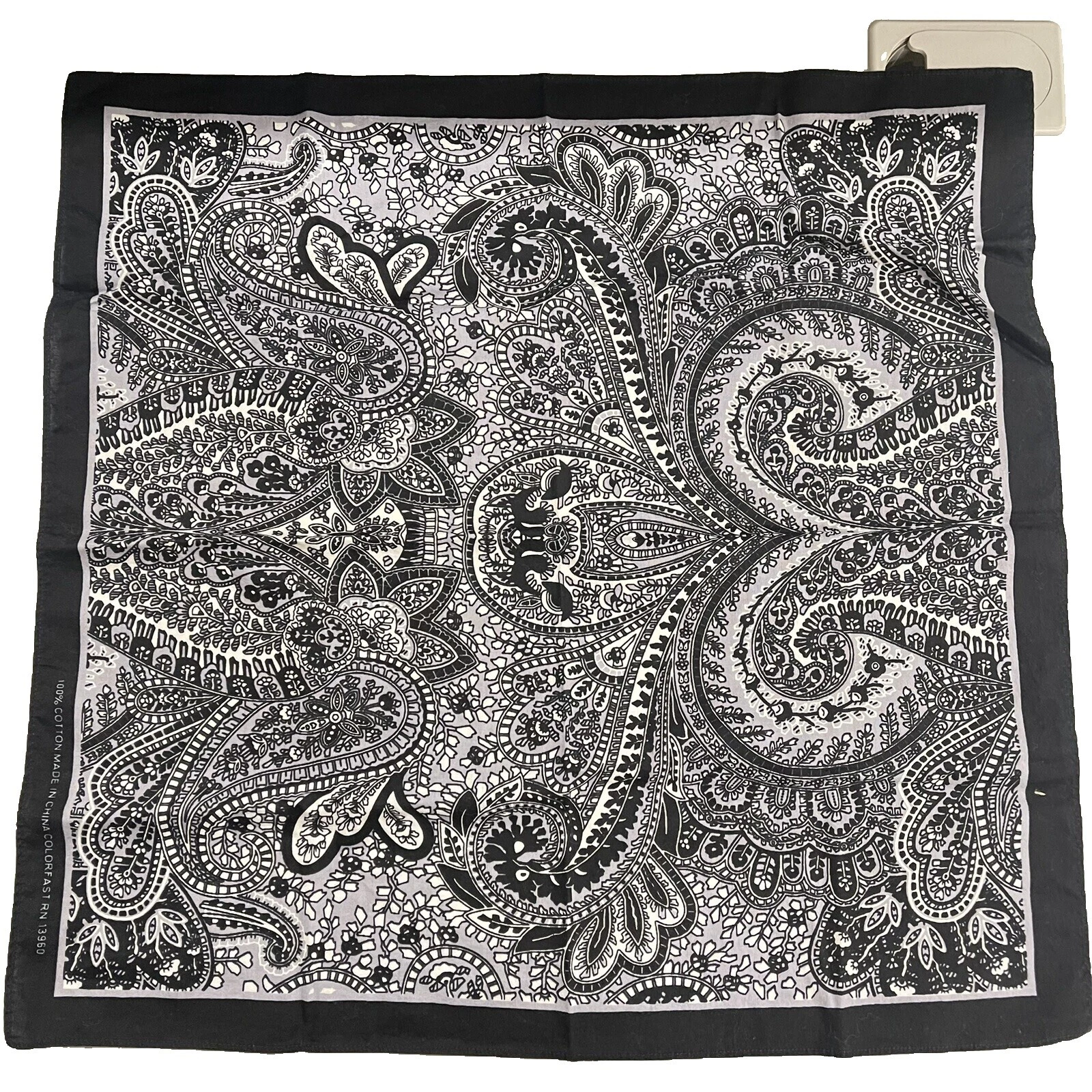 Paisley Adult Unisex Vintage Plain & Solid Handkerchiefs