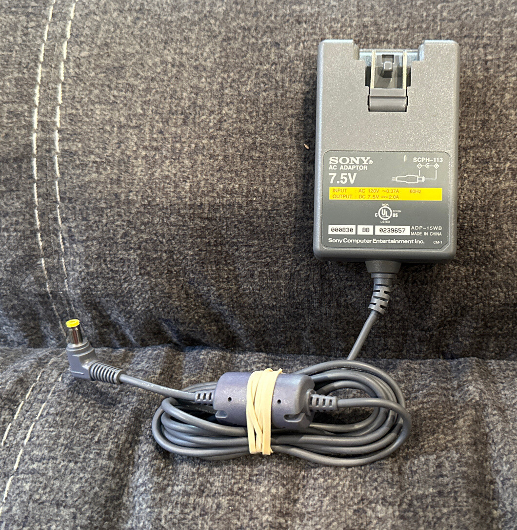 Official Sony PSone PlayStation 1 PS1 Slim Power Supply Cord
