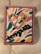 Stampin Up Congratulation Card with envelope 5.5" x 4.25" 