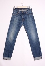 Levis LVC 505-0217 Selvedge Jeans Big E Talon zip Slim Mens size W30 L 32,5