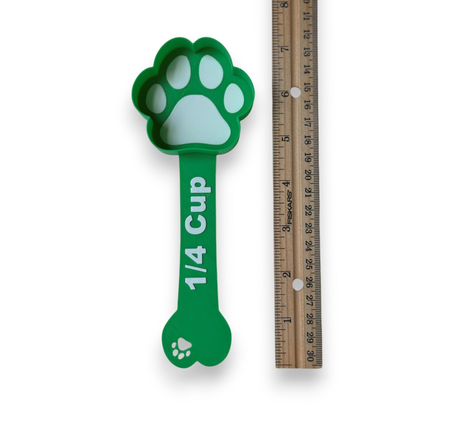 Paw-sitively Adorable! 3-Piece Paw Print Measuring Cups Set, Dog Scoop