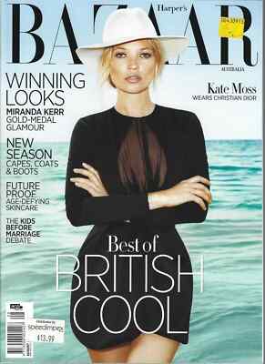 KATE MOSS MIRANDA KERR HARPER'S BAZAAR MAGAZINE AUSTRALIA AUGUST 2012