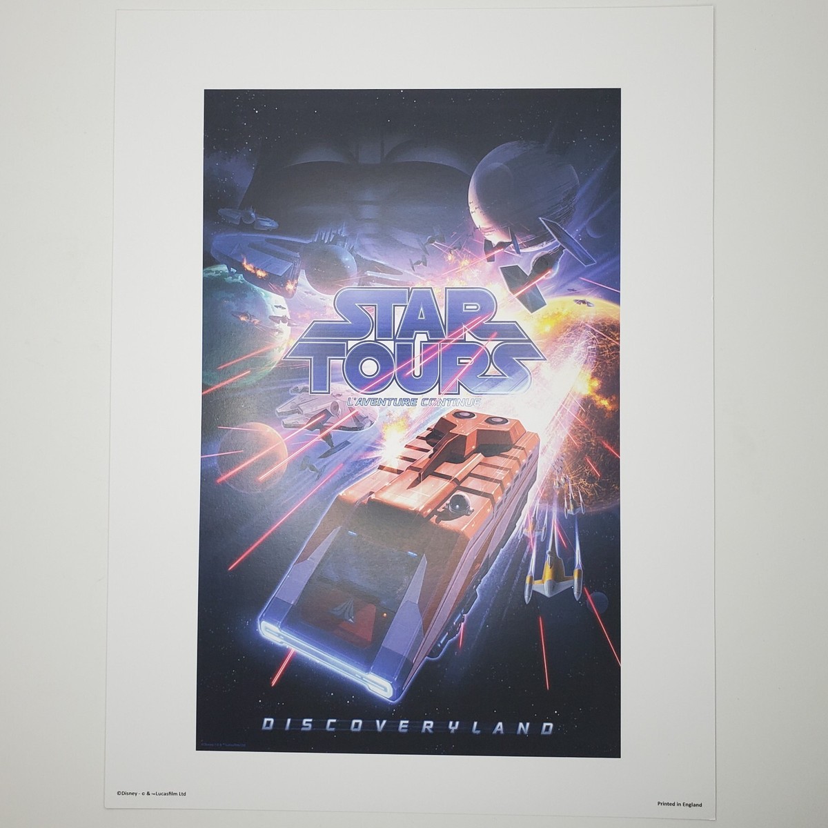 【ゆう】スターツアーズ STAR TOURS 公式ポスター 33 Years of Star Tours Posters : EndorExpress