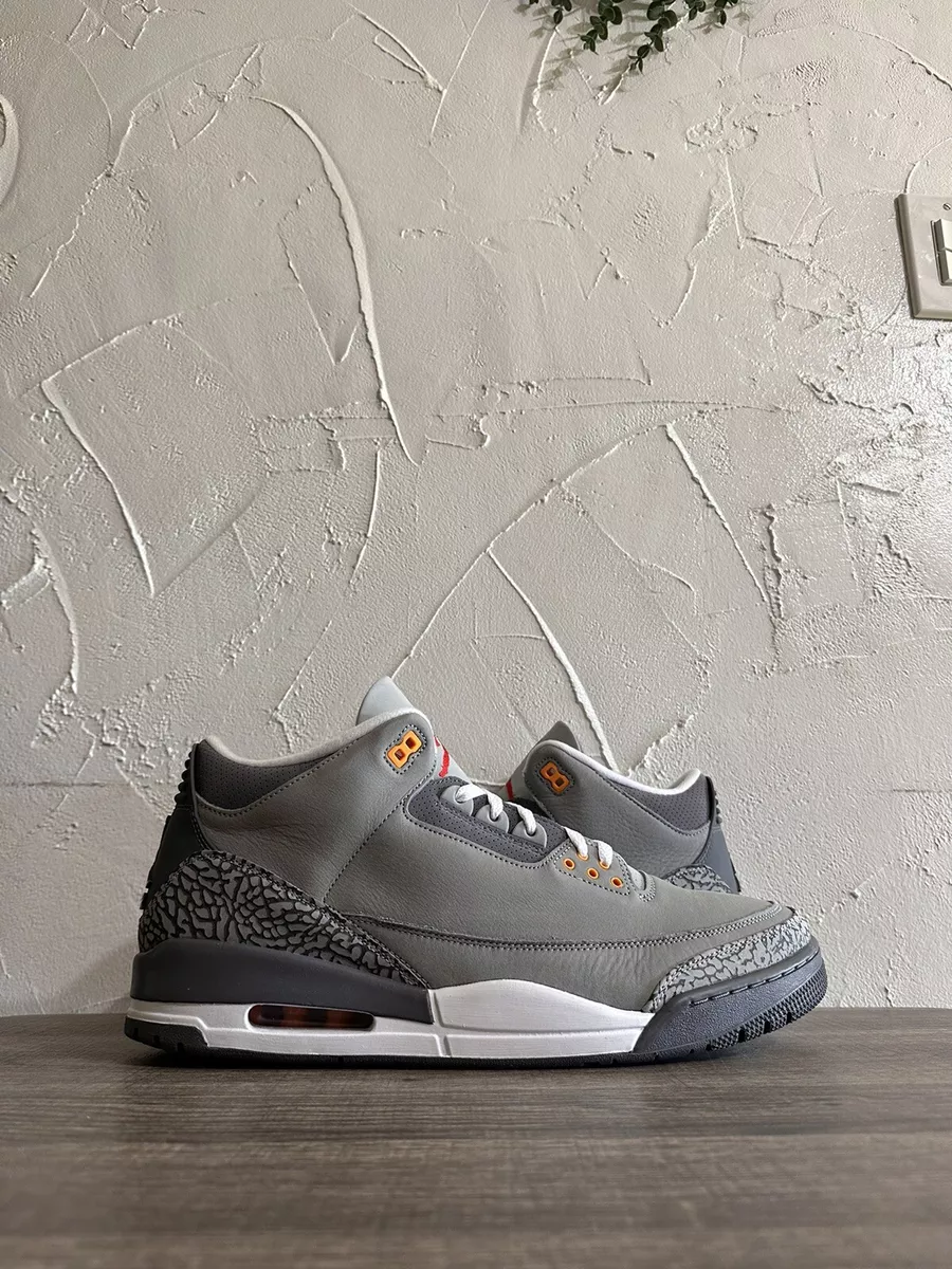 Nike Air Jordan 3 Retro Cool Grey Men’s Size 16 CT8532-012 Missing Lid