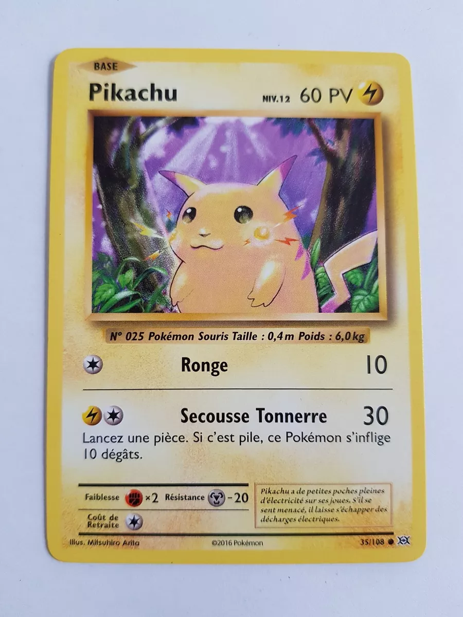 Porte-cartes Pokemon au motif de Pikachu