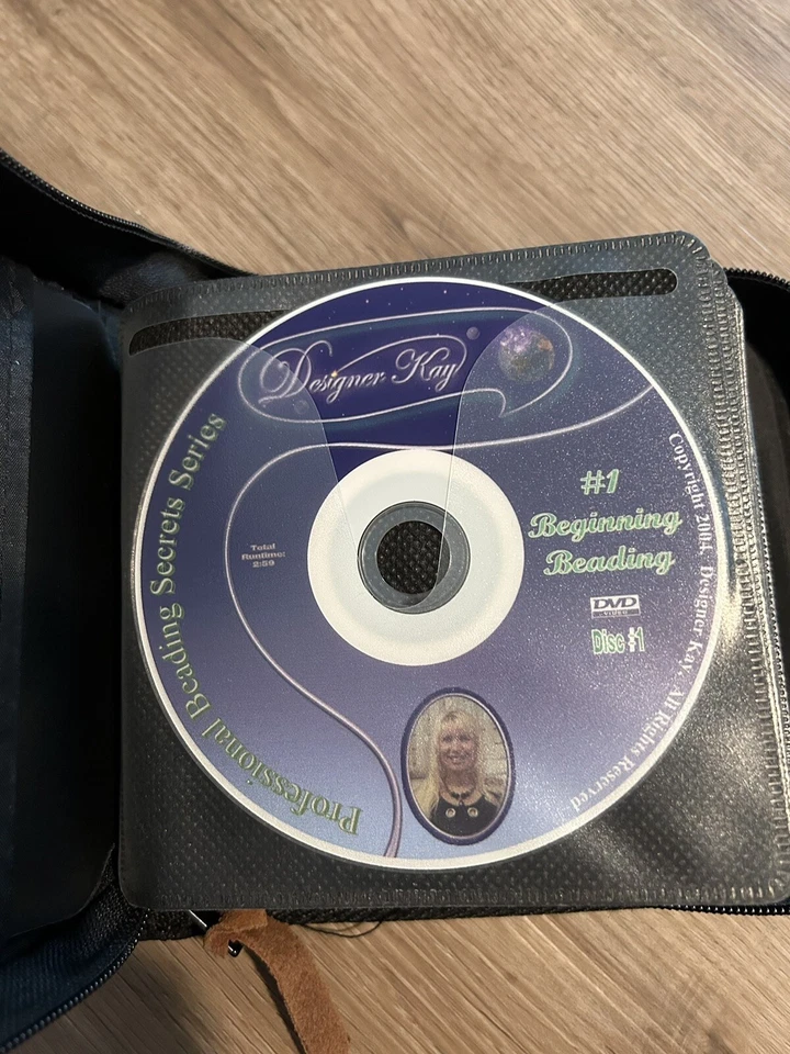 Samsonite CD Case With Designer Kay Jewelry Making Series Craft Crafters - Image 2 of 4