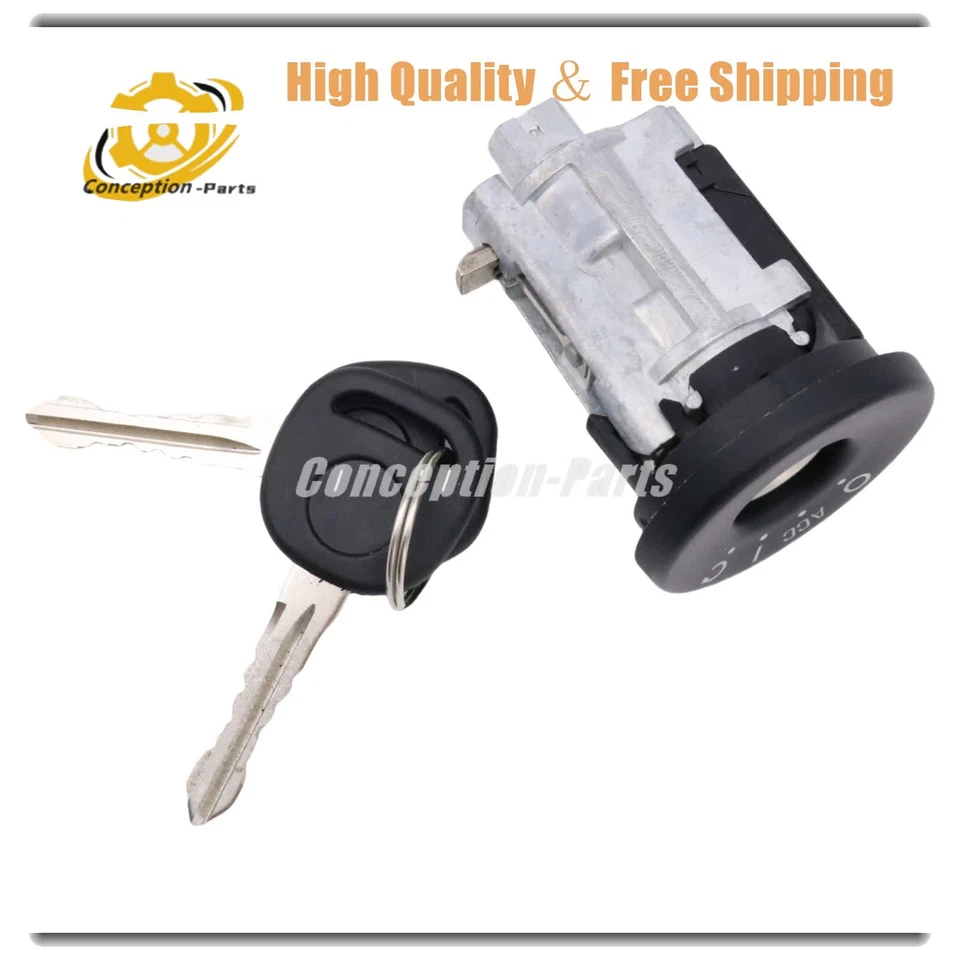 1Set Ignition Lock Cylinder W/2 Keys For Pontiac Grand Prix Base GT GTP GXP 5.3L Foto 3 de 4