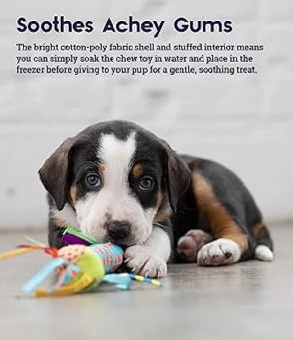 Petstages Cool Teething Stick Chew Toy for Dogs, Freeze in Microwave to Help,,AR - image 3 of 3